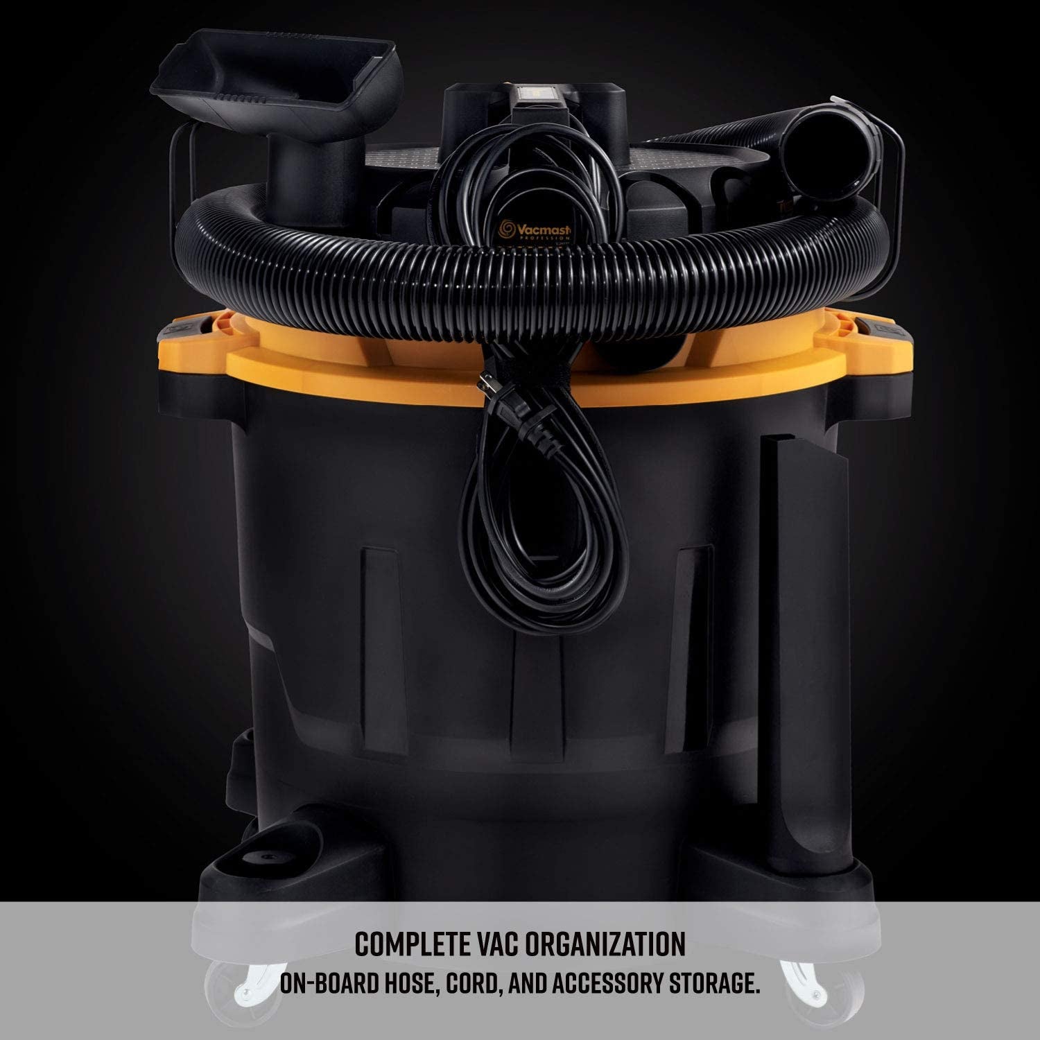 Professional - Professional Wet/Dry Vac, 12 Gallon, Beast Series, 5.5 HP 2-1/2" Hose (VJH1211PF0201) , Black