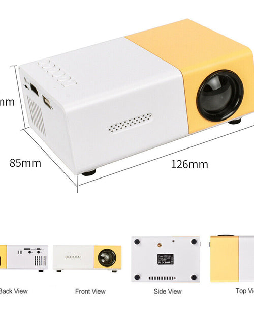 Load image into Gallery viewer, LED Mini Projector Portable 1080P Home Theater Cinema Projector HDMI USB TV
